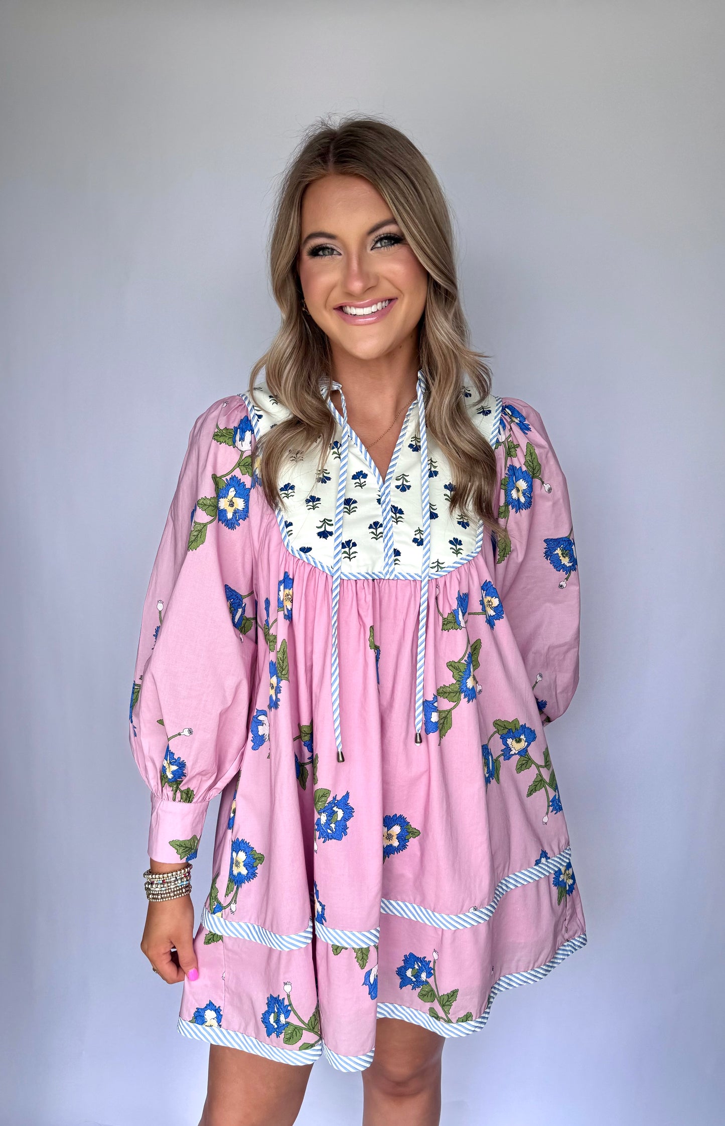 Just Enough Floral Dress