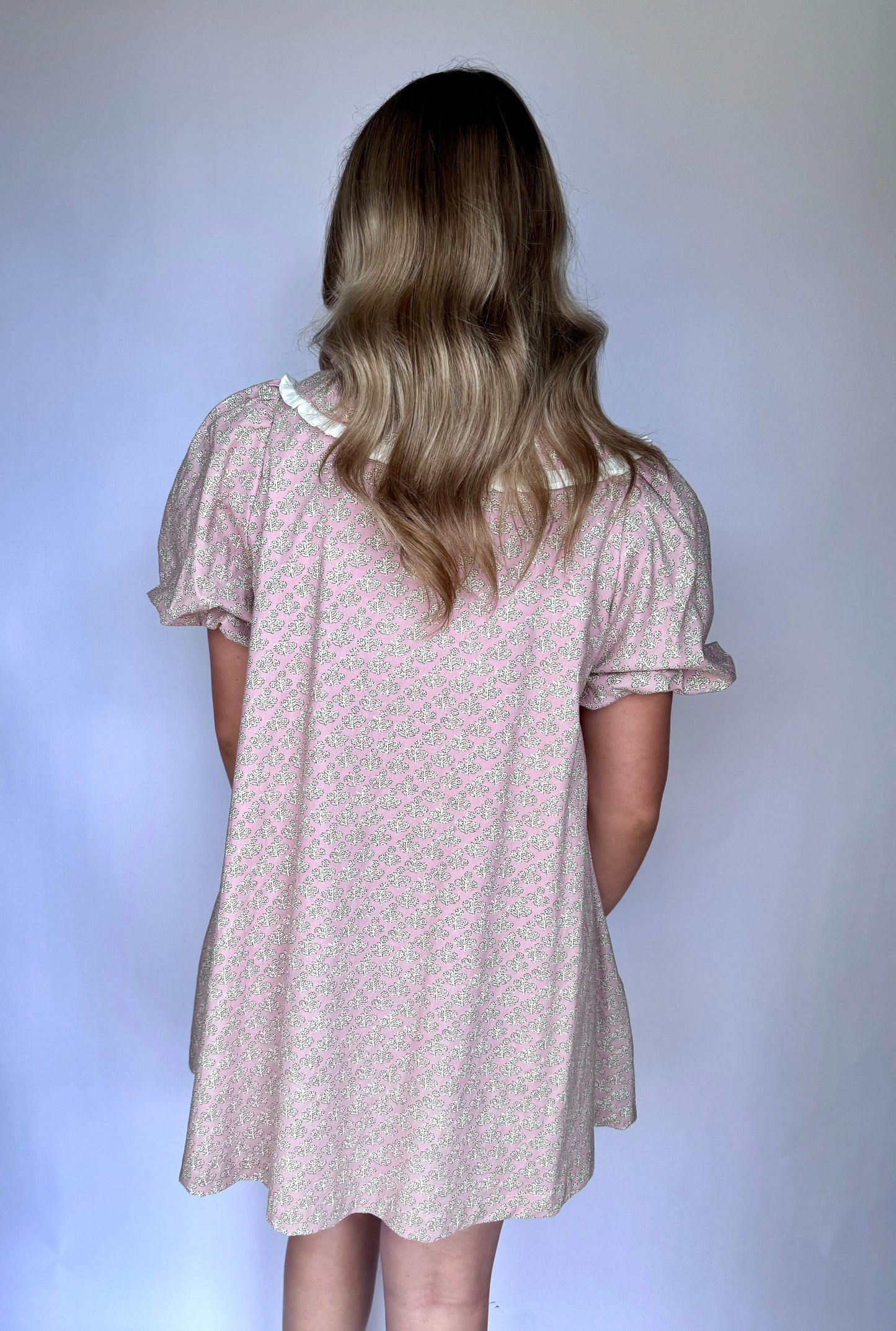 Sweet Florals Collared Dress