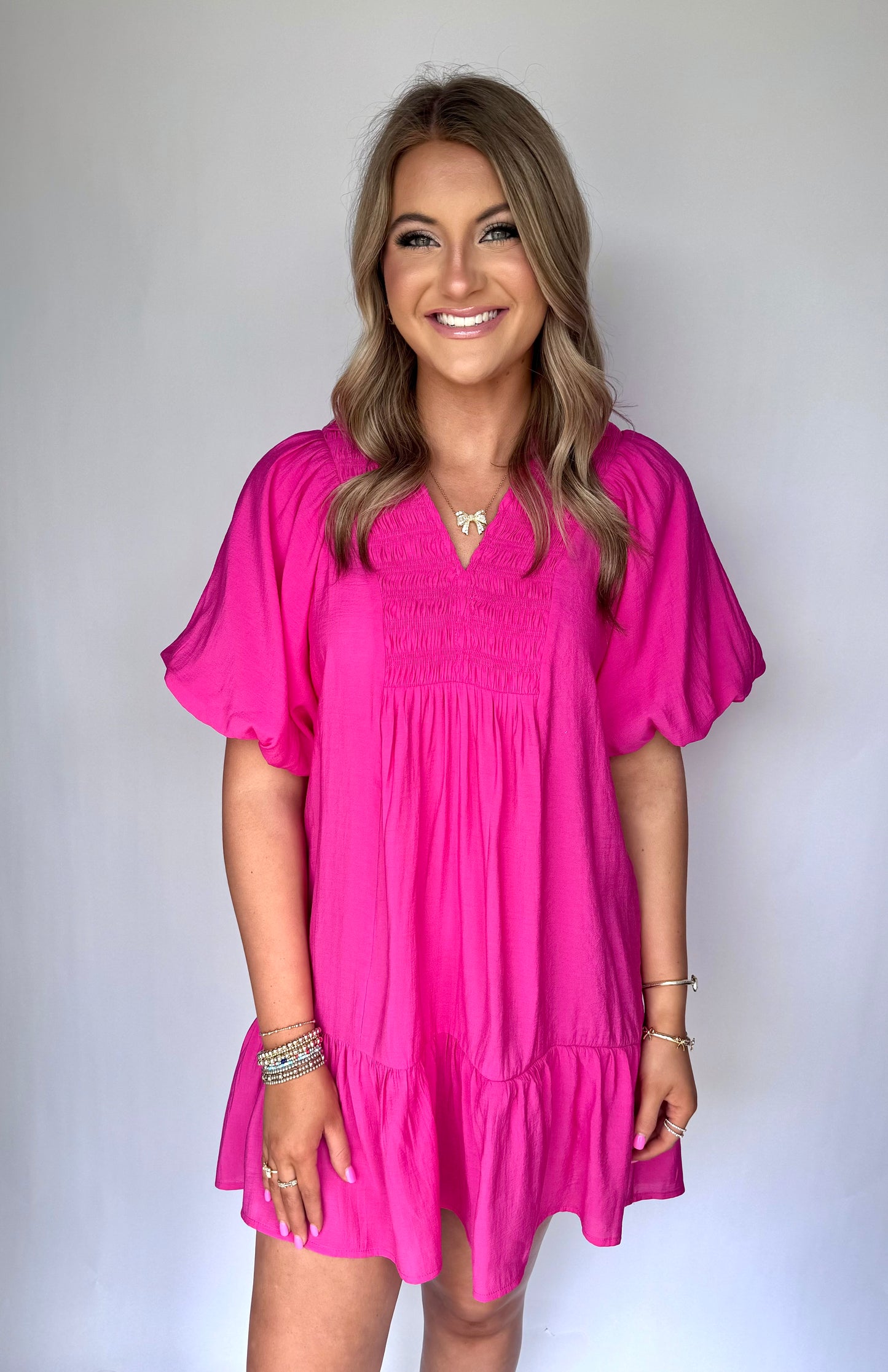 Everything You Need Dress-Pink