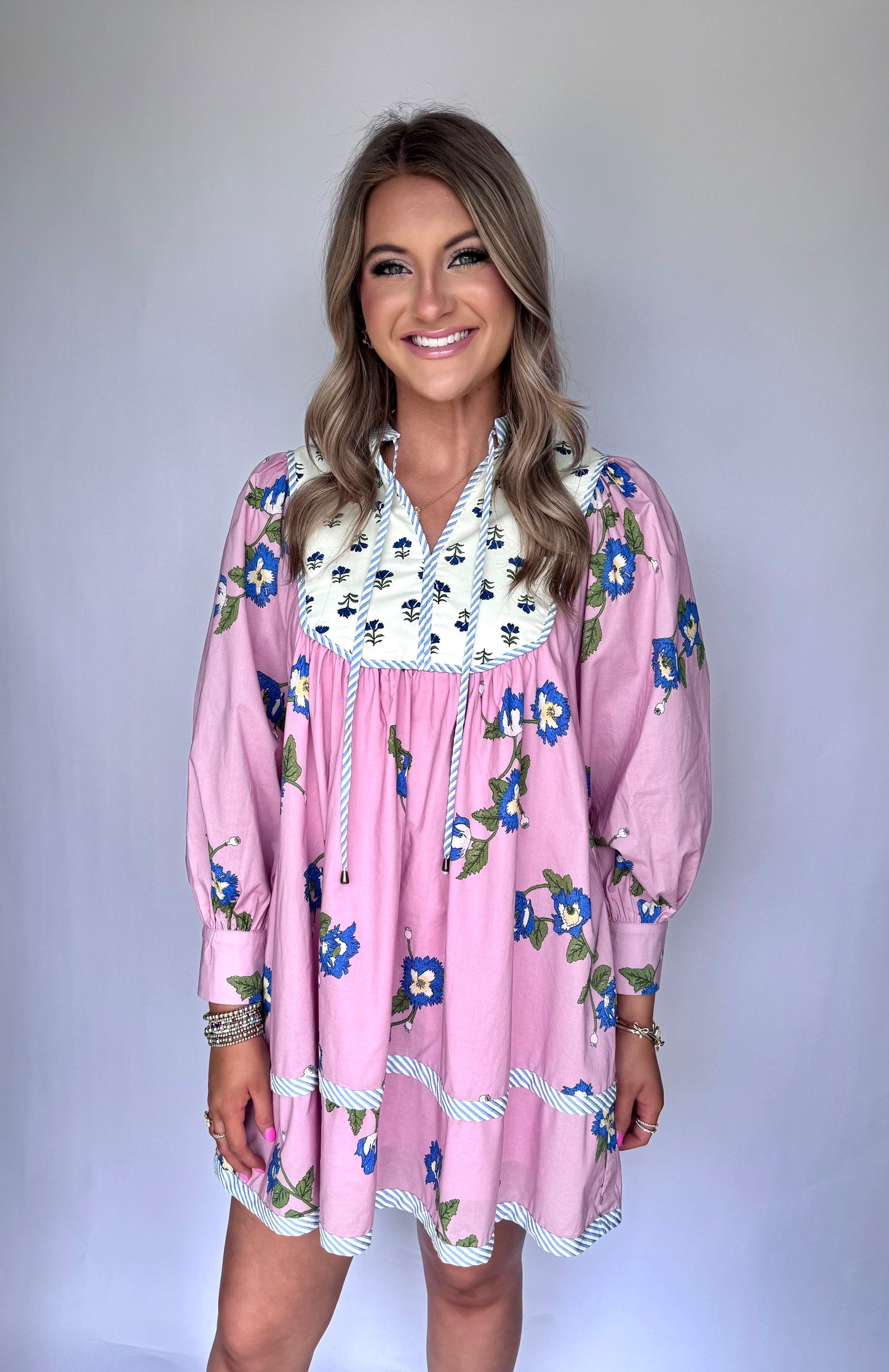 Just Enough Floral Dress