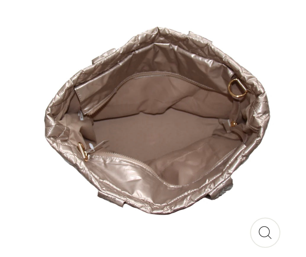 Lemonbella: Debra Diamond Tote (Champagne)