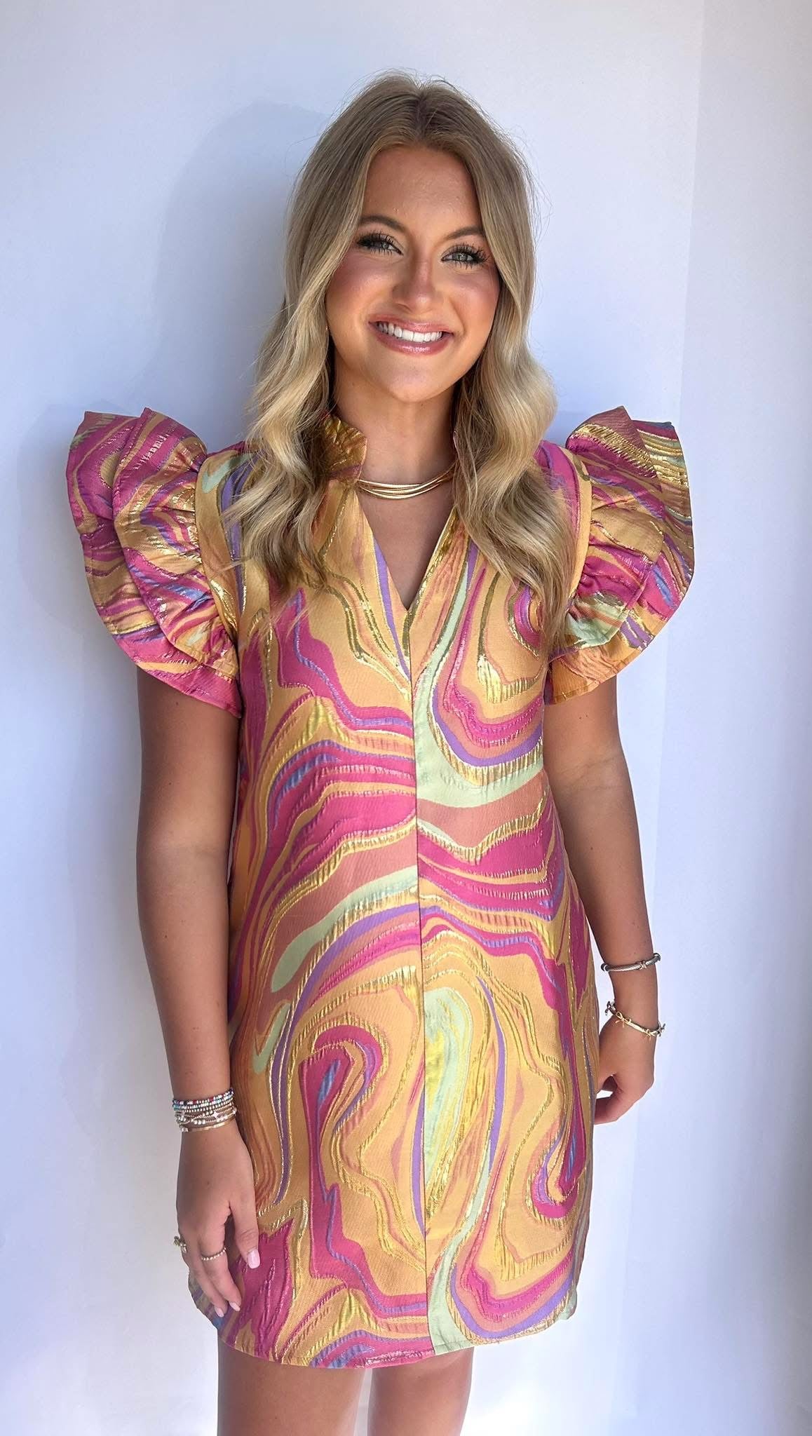 Gypsy Girl Abstract Dress