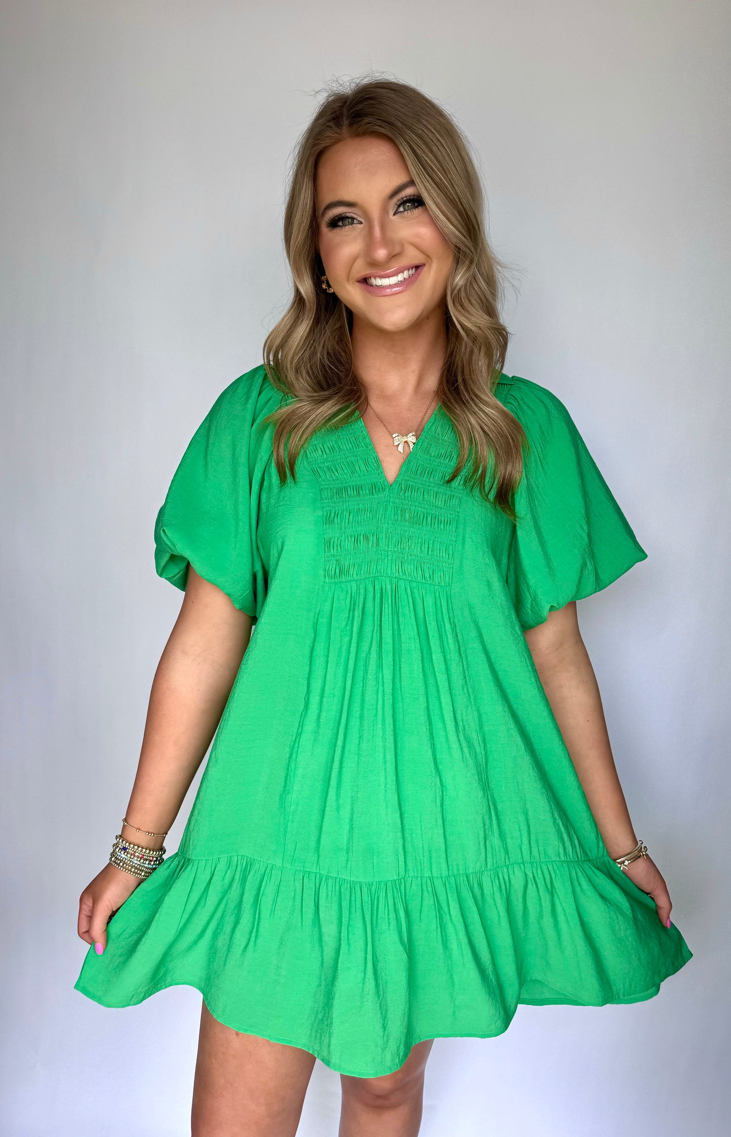 Everything You Need Dress-Green