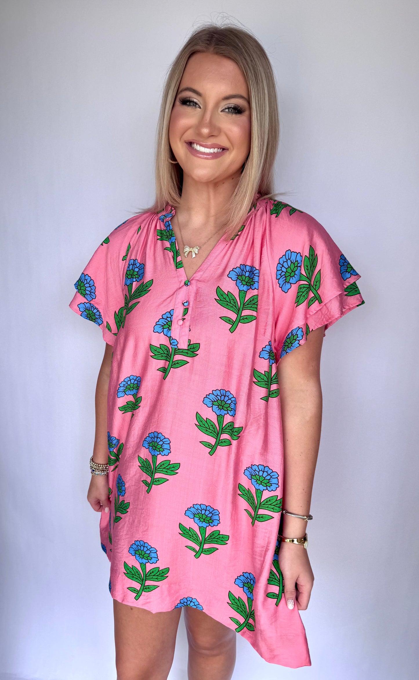 Pink Floral Paradise Dress
