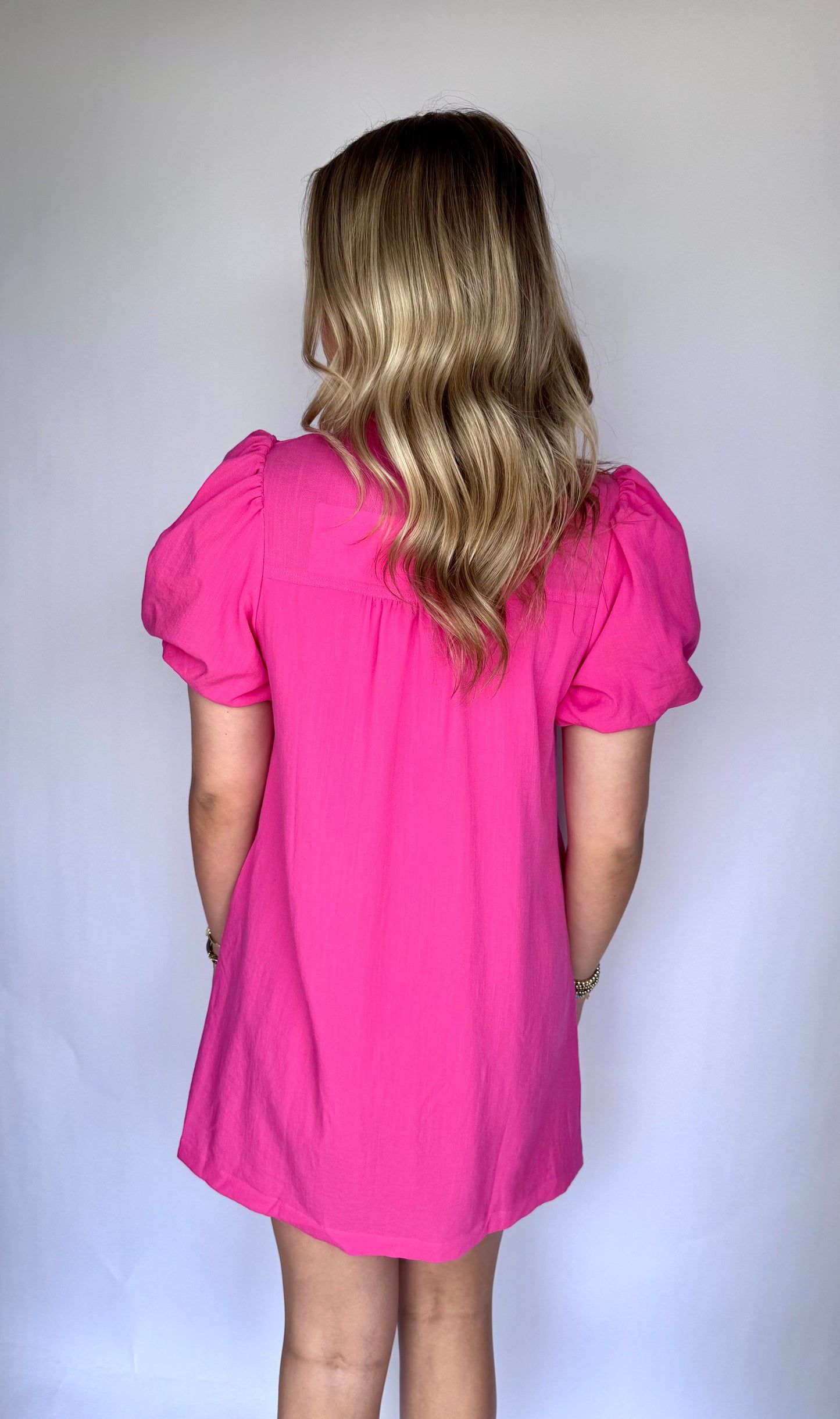 Caught in the Moment Dress (Pink)
