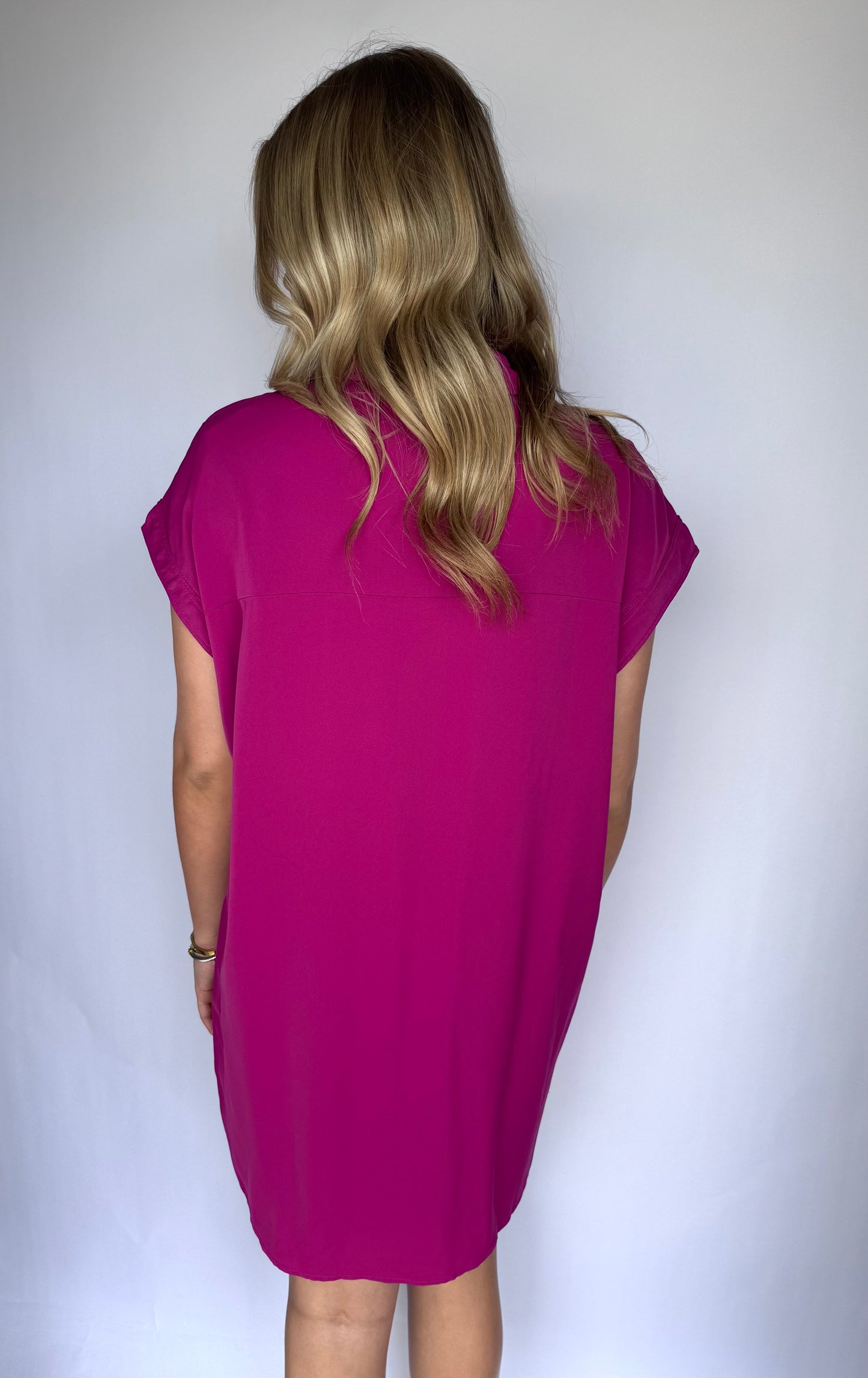 Moment in Time Dress (Magenta)