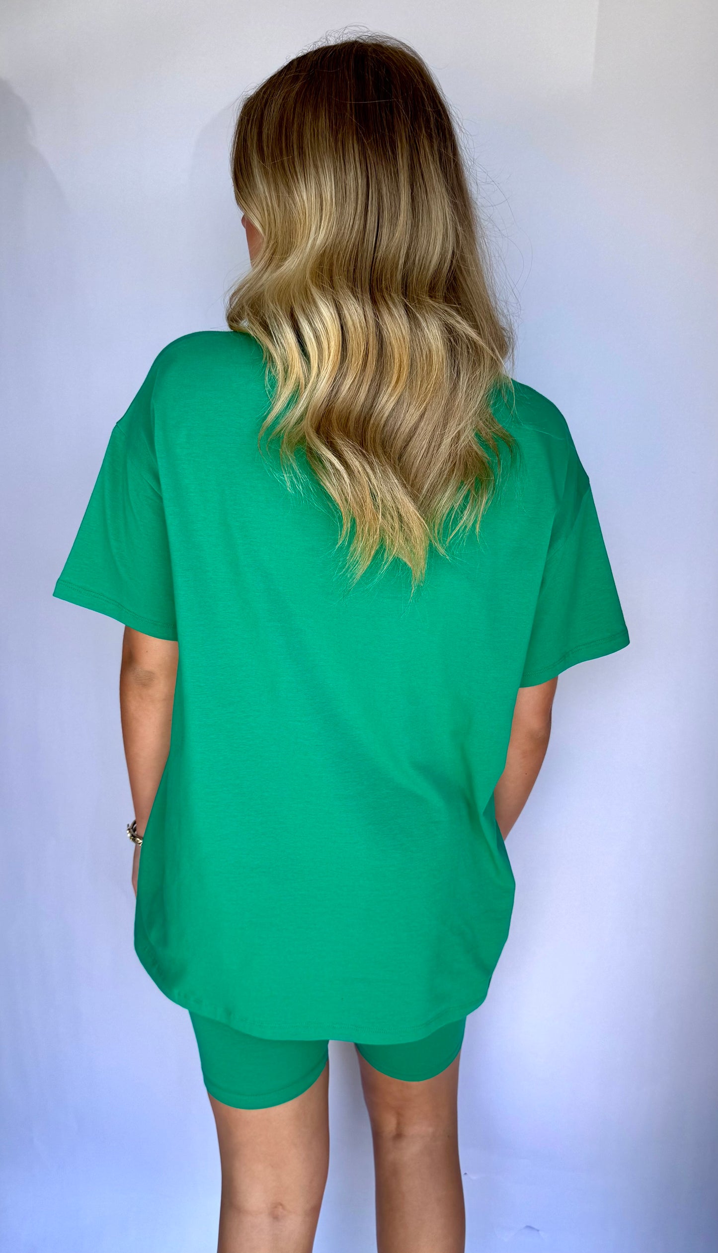 Biker Short Set- Green