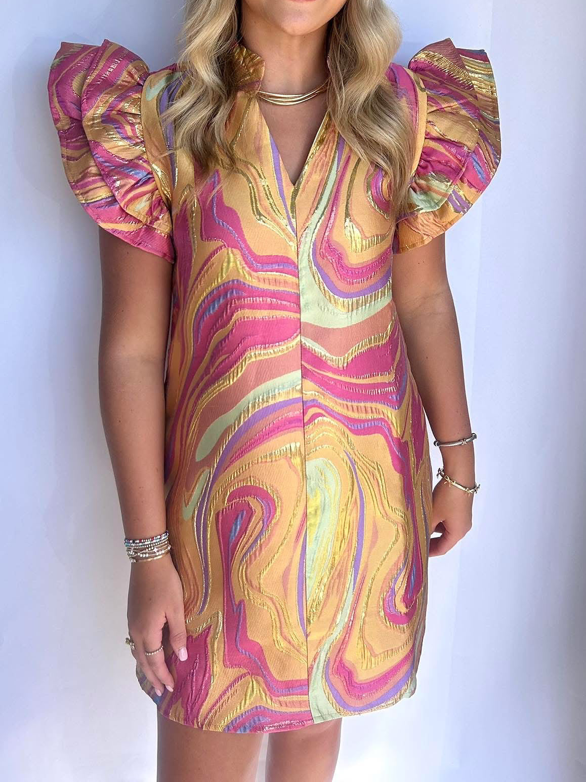 Gypsy Girl Abstract Dress
