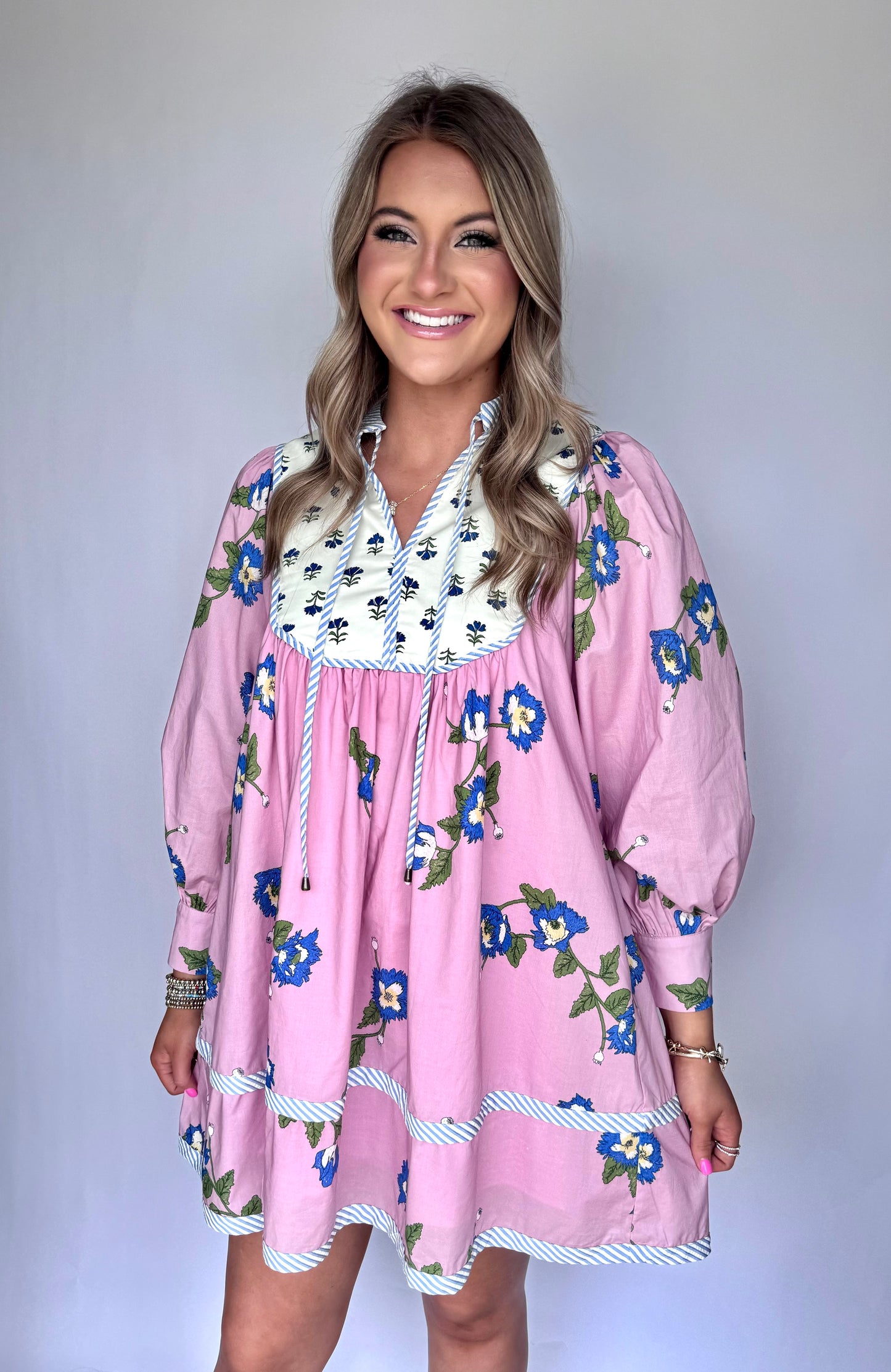 Just Enough Floral Dress