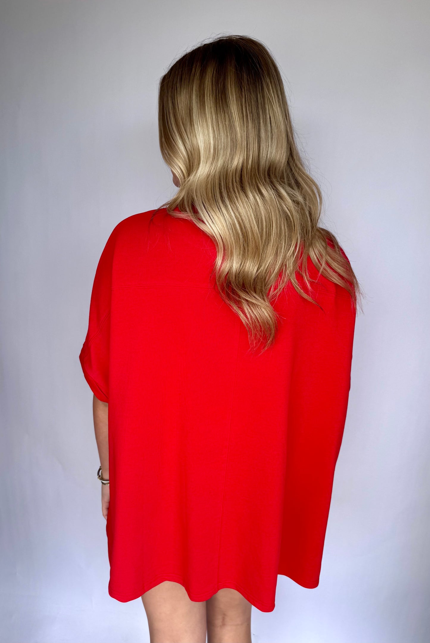 Patriotic Bow Sequin Top
