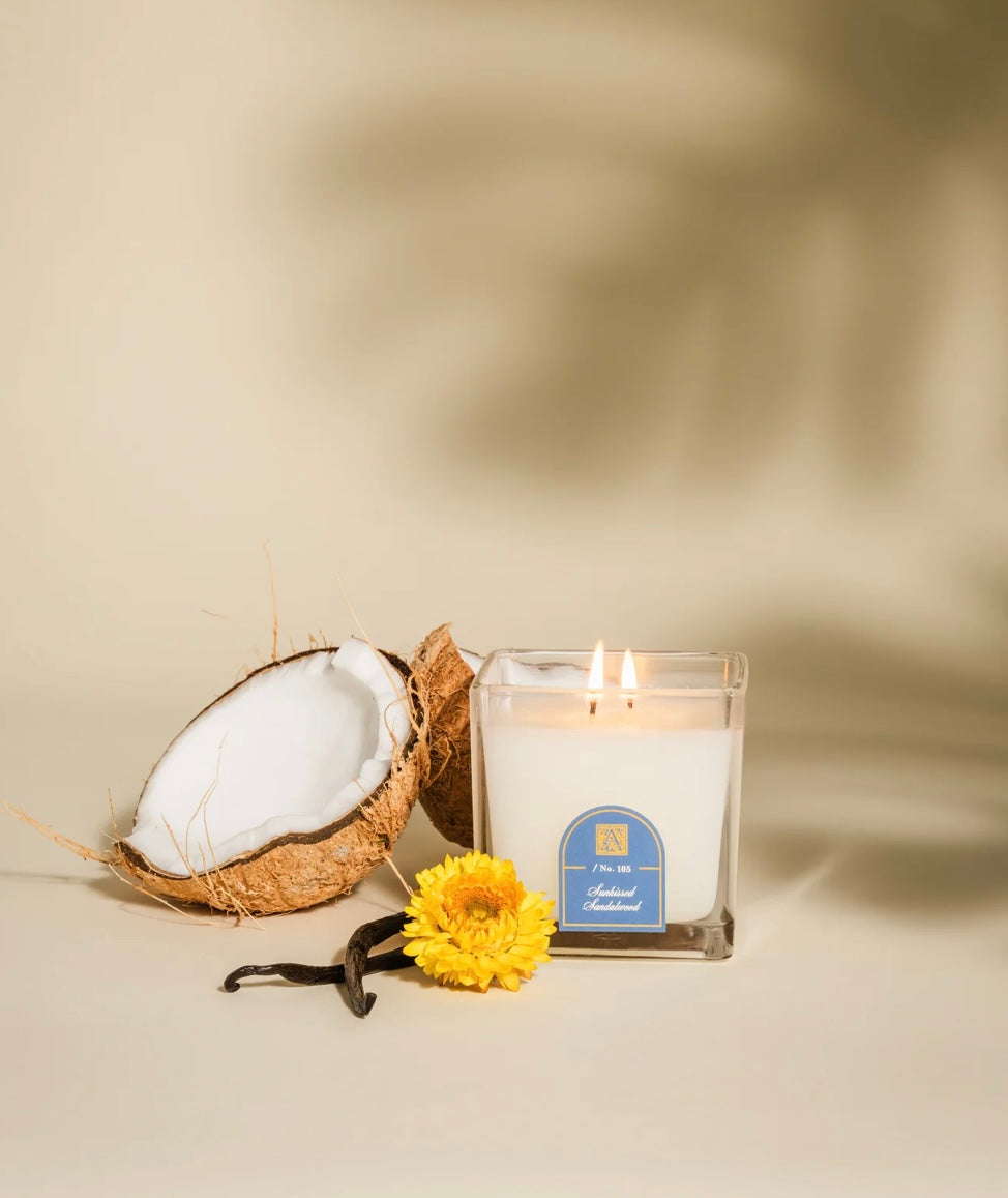 Aromatique Cube Candle- Sunkissed Sandalwood
