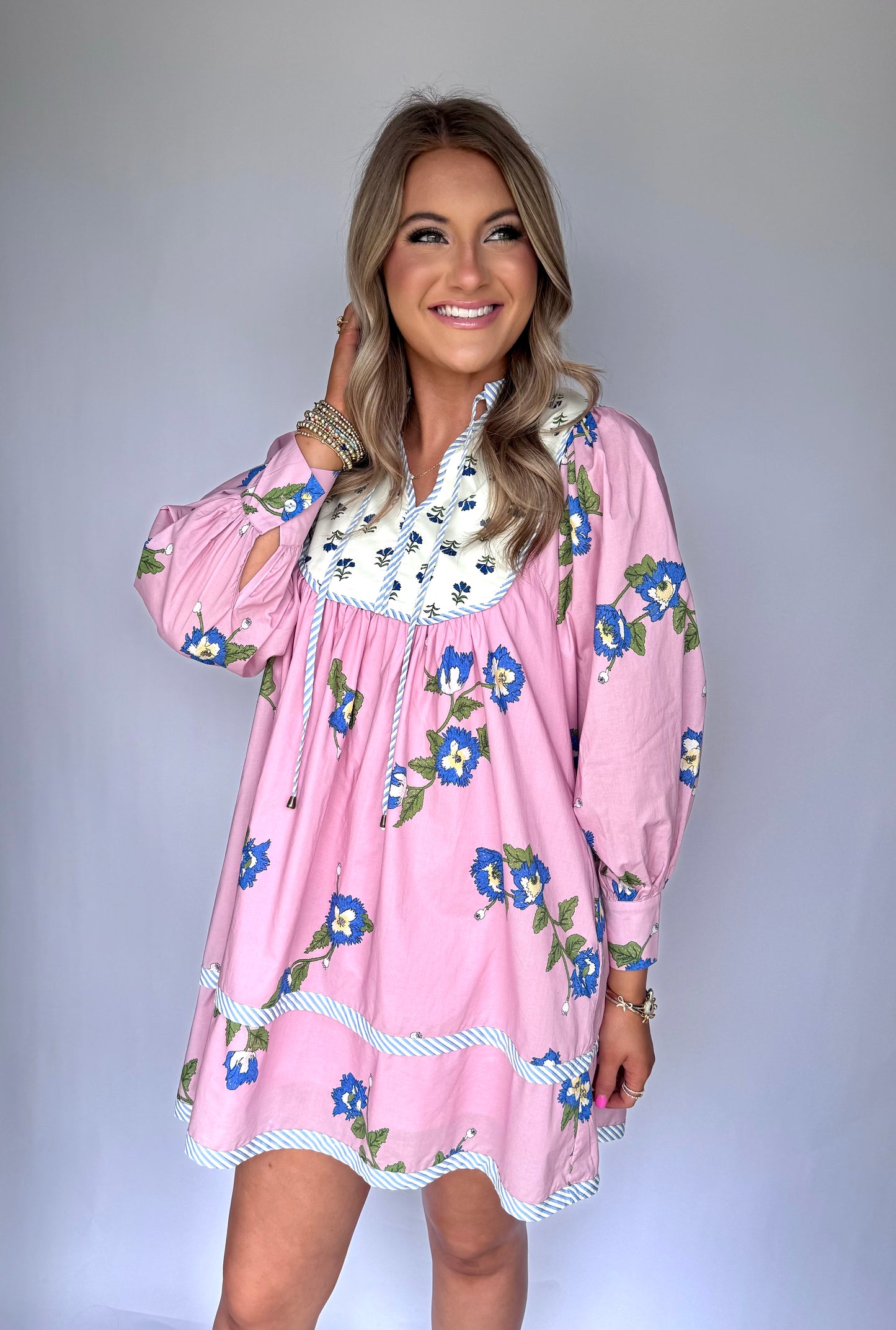 Just Enough Floral Dress