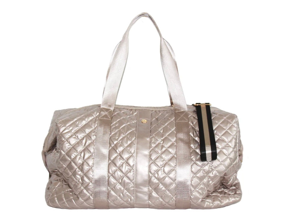 Lemonbella: Debra Diamond Weekender Duffle (Champagne)