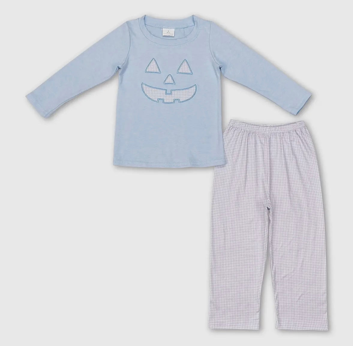 Gingham Pumpkin Pants Set