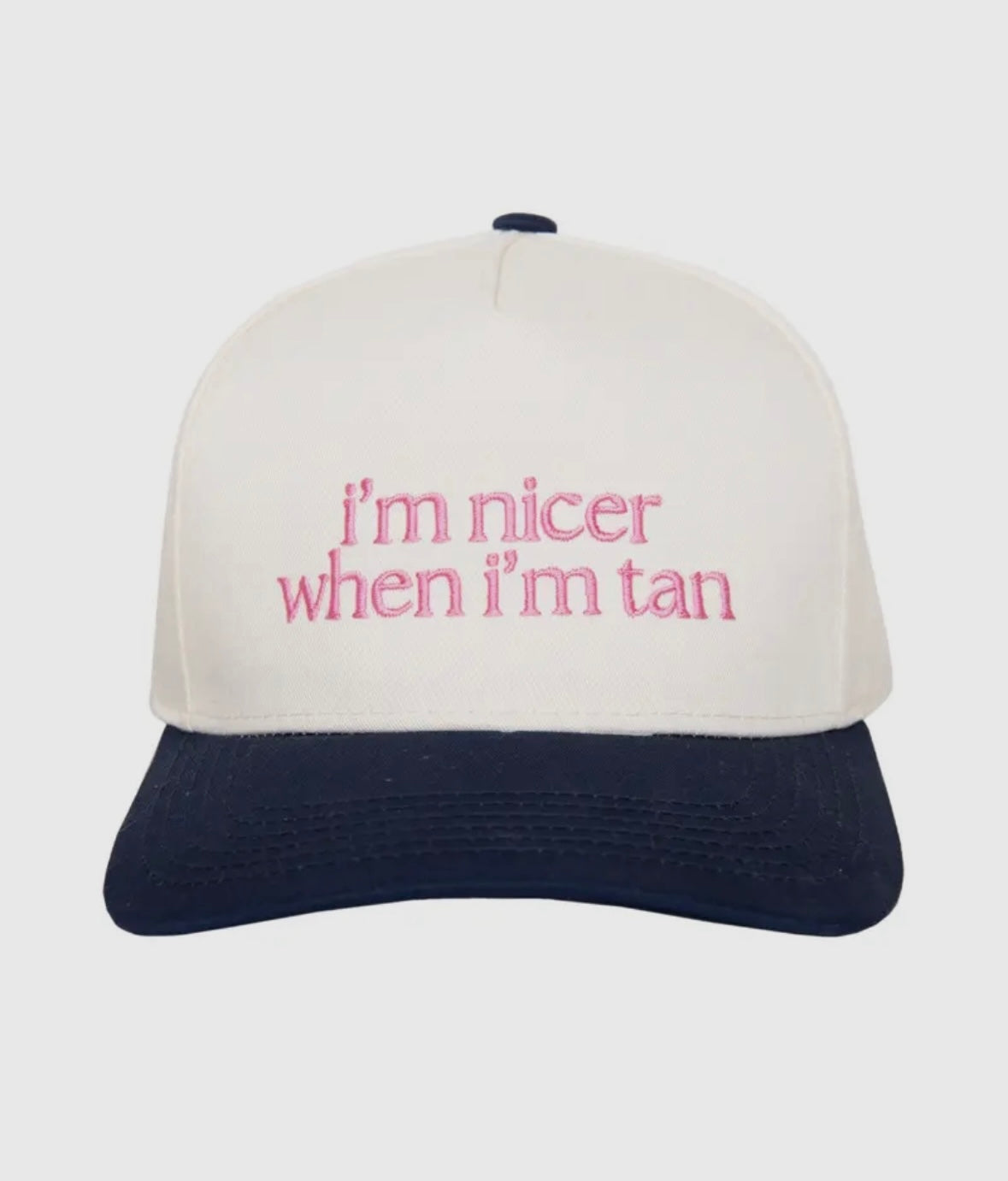 I’m Nicer When I’m Tan Hat (Navy)