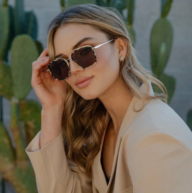 Gia Polarized Square Sunglasses