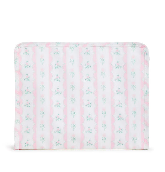 TRVL Large Roadie Bag-Ribbons Floral (Pink)