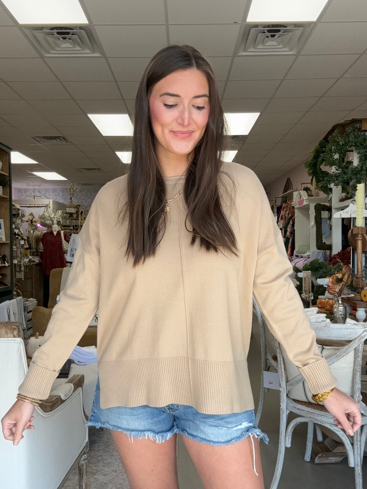 Great Adventure Sweater (Taupe)