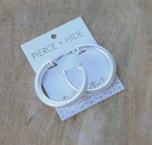 Silver Everyday Hoop Earrings