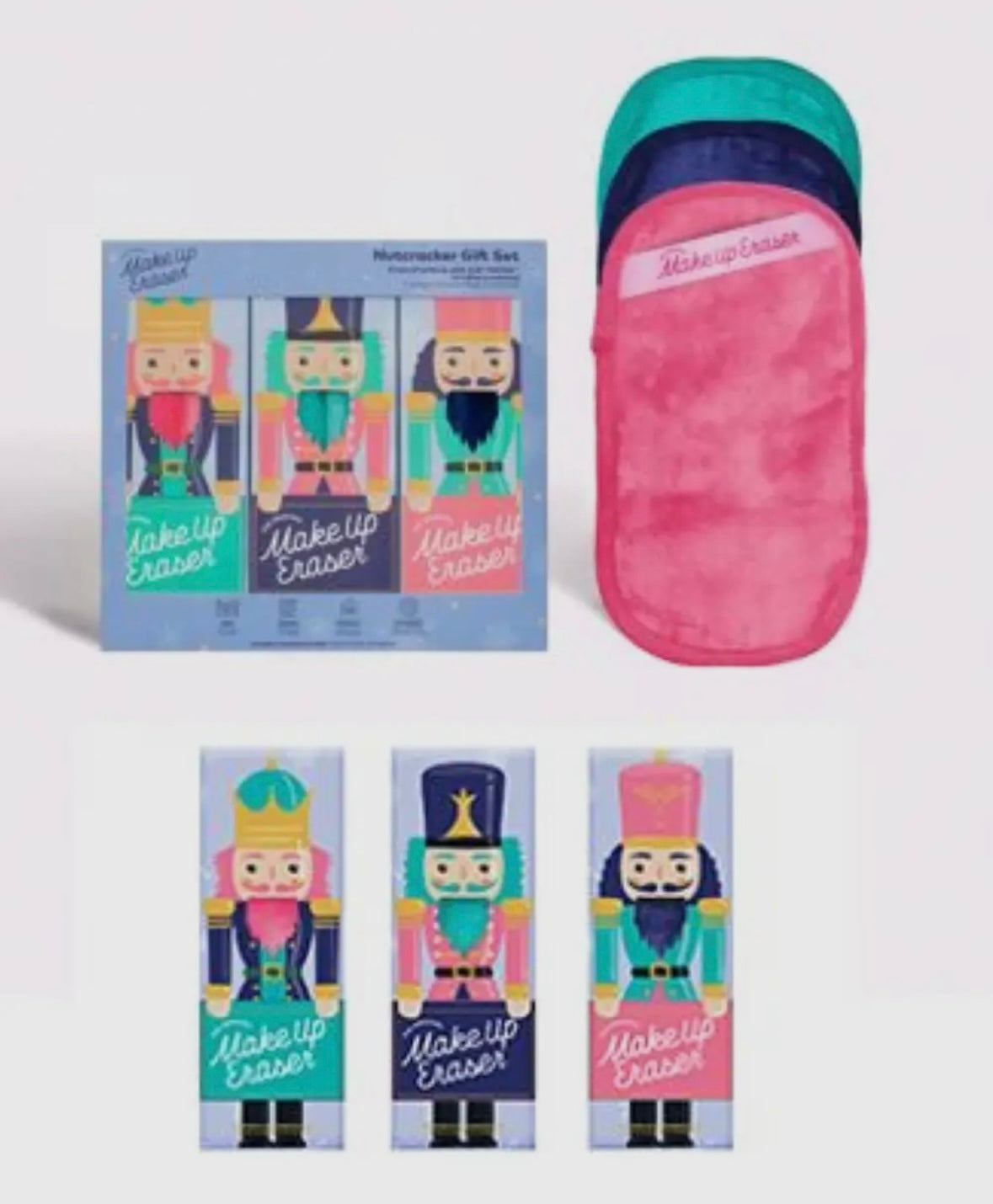 Makeup Eraser Nutcracker Trio Set