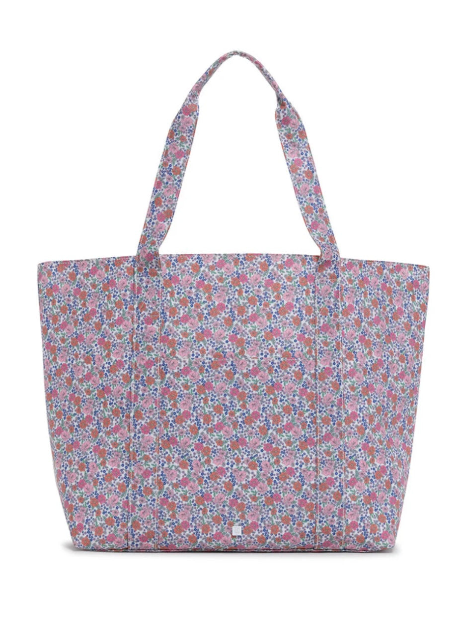 TRVL X Large Jumbo Tote-Garden Floral