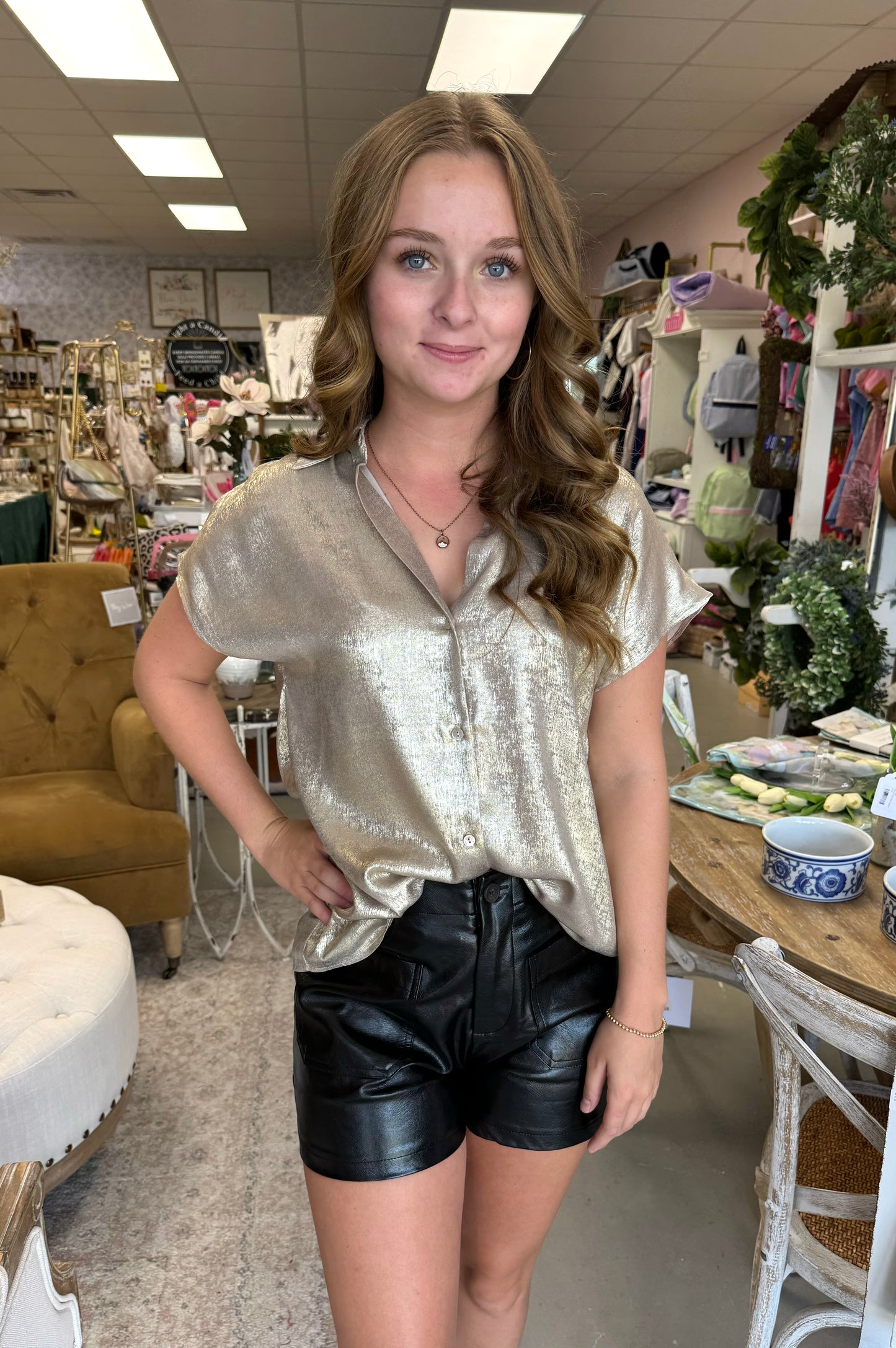 Effortless Shine Top