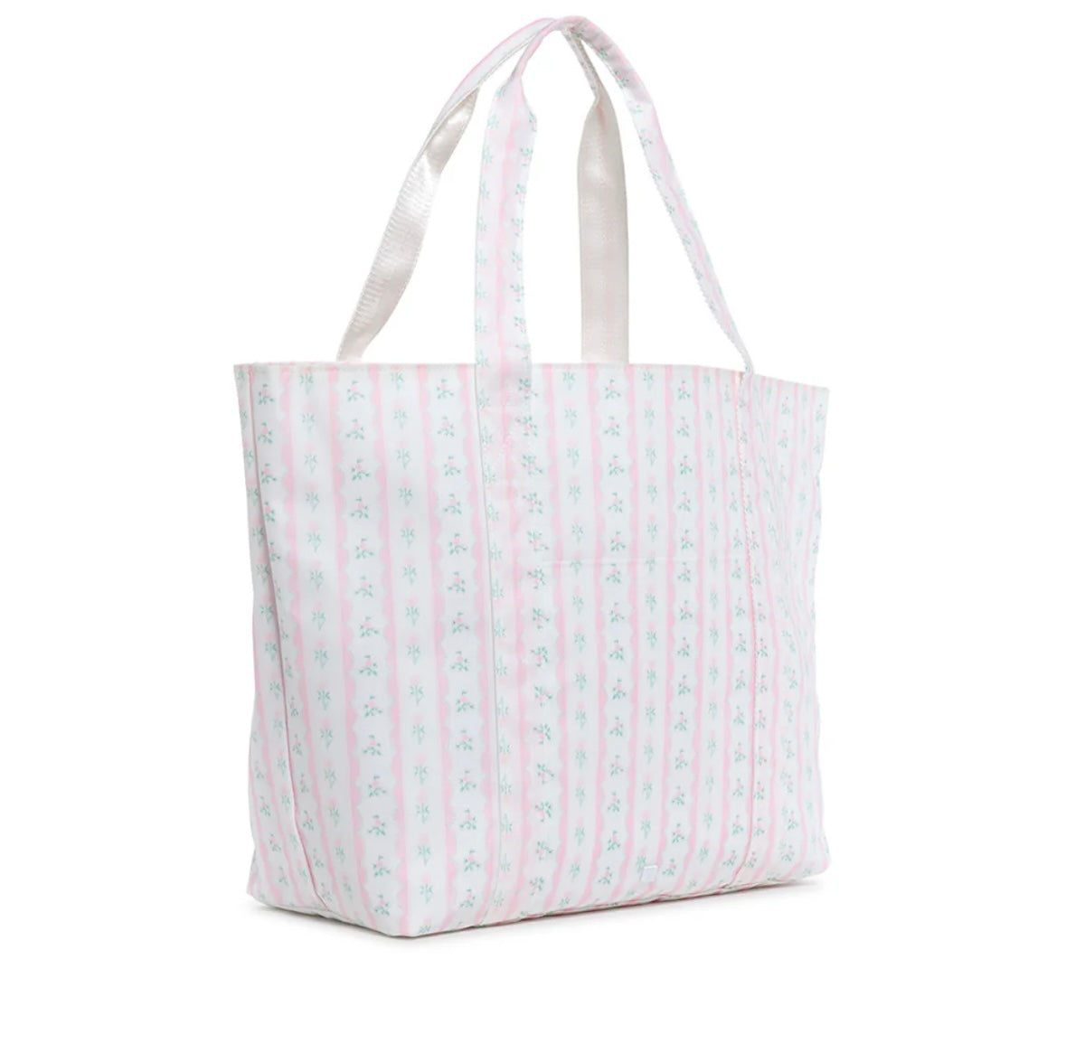 TRVL X Large Jumbo Tote-Ribbon Floral (Pink)