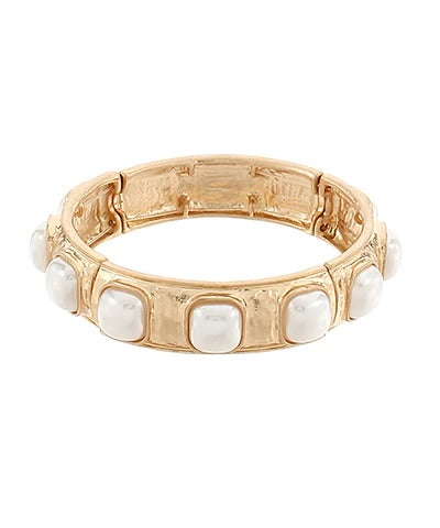 Square Stone Bangle