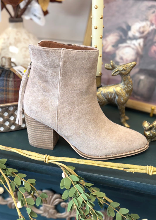 Wesley Taupe Booties