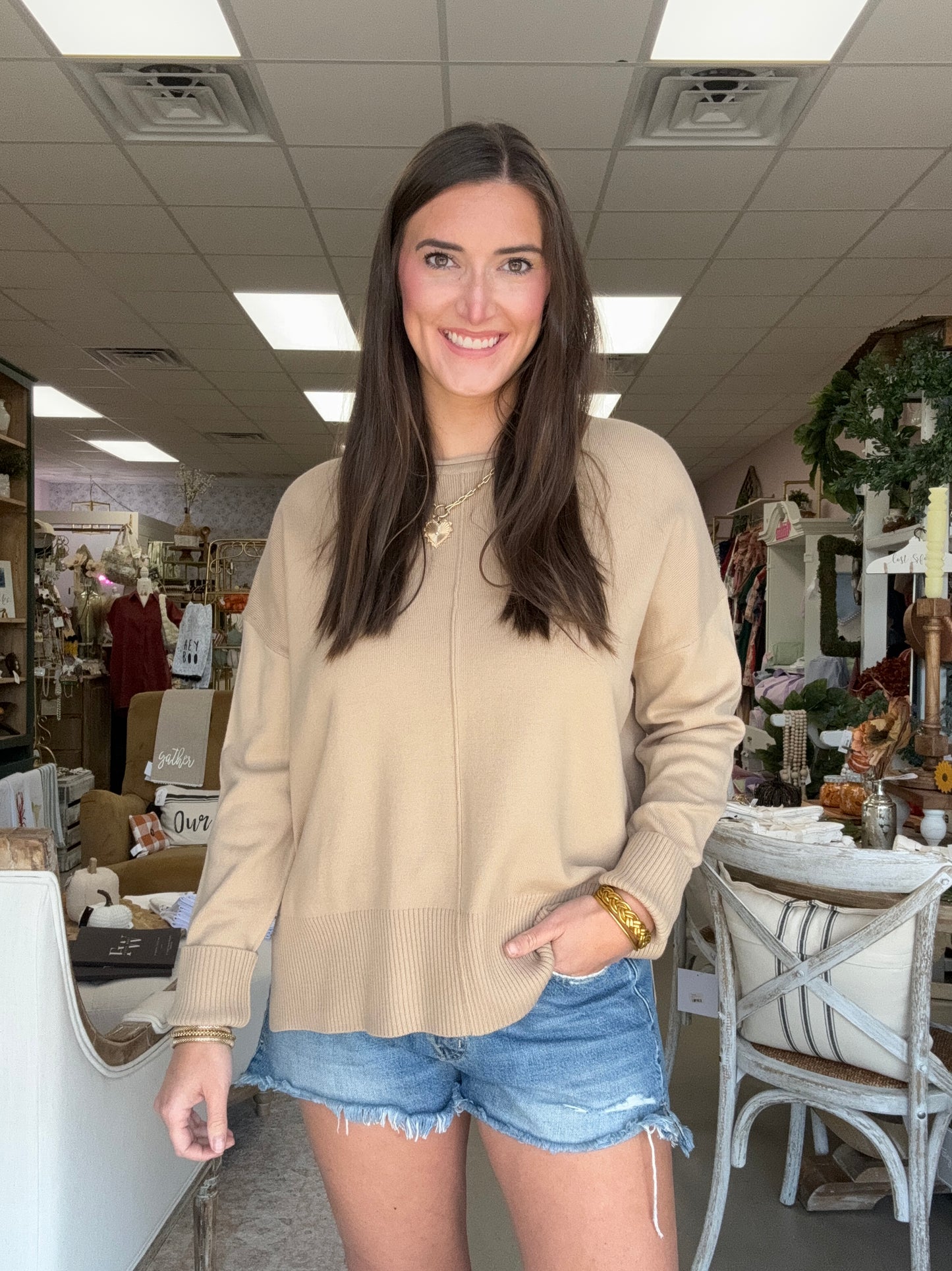 Great Adventure Sweater (Taupe)