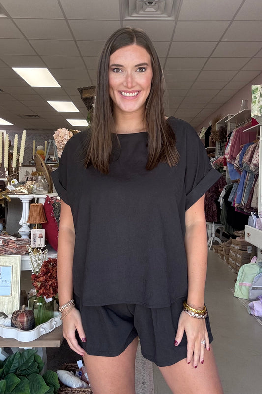 Bonnie Black Relaxed Set