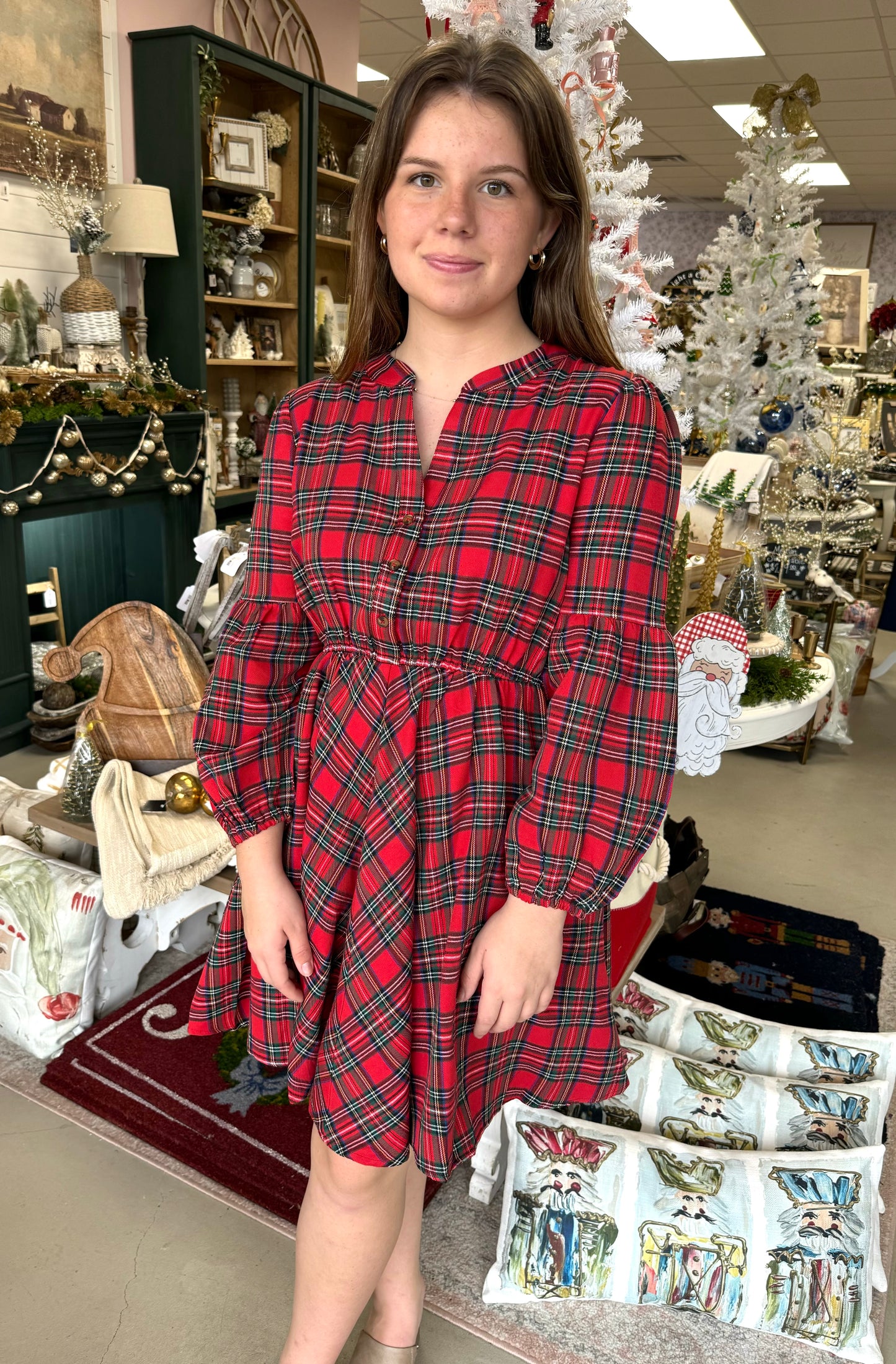 Pretty in Plaid Dress