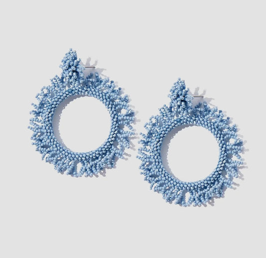 Blue Burst Earrings