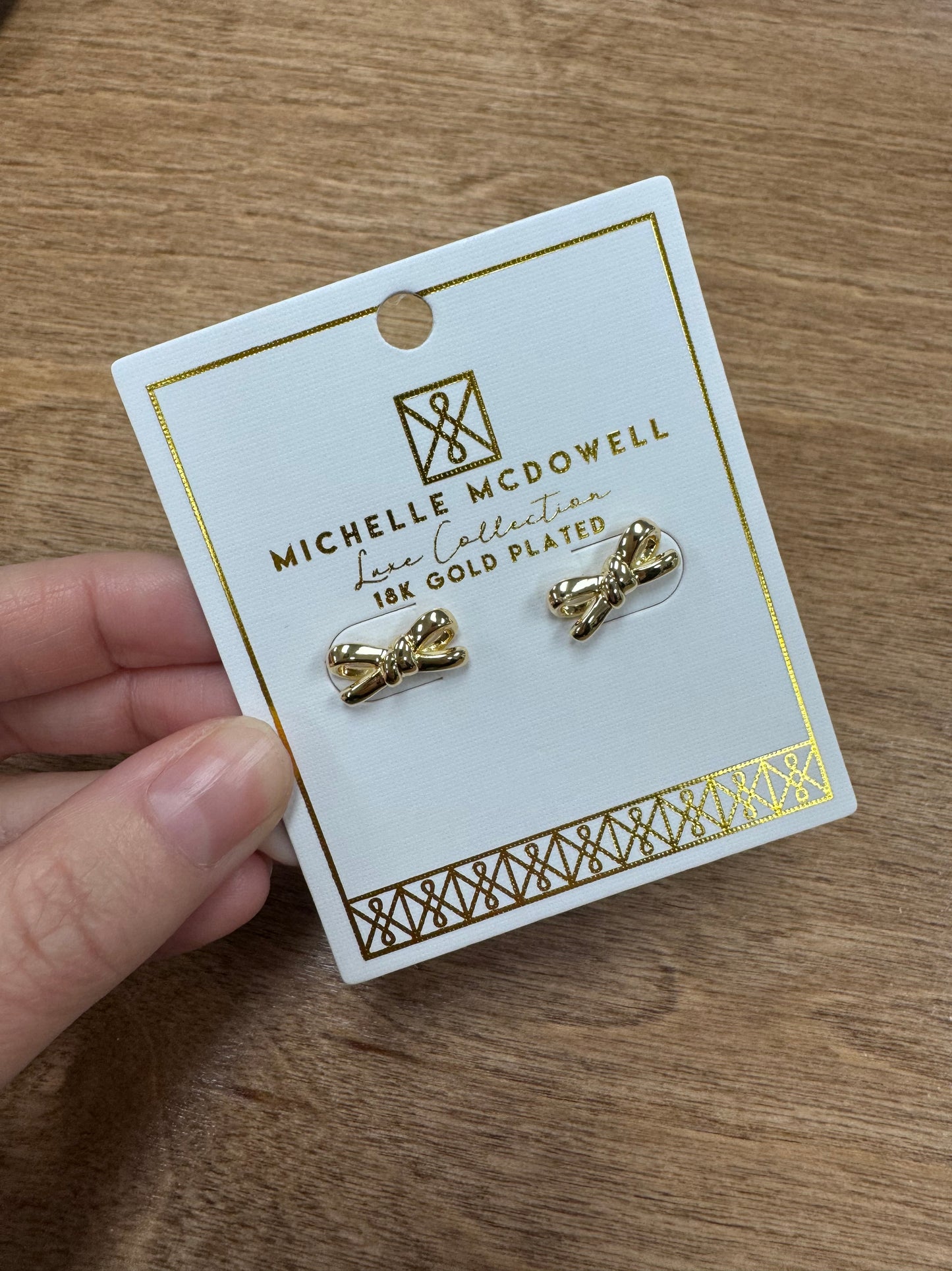 Luxe Bow Studs