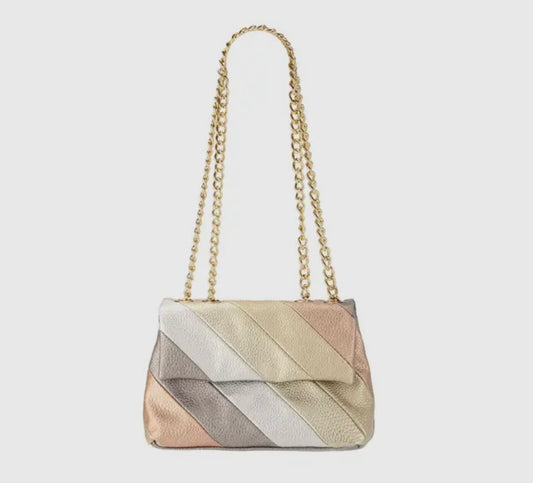 Palmer Shoulder Bag (Gold Multi)