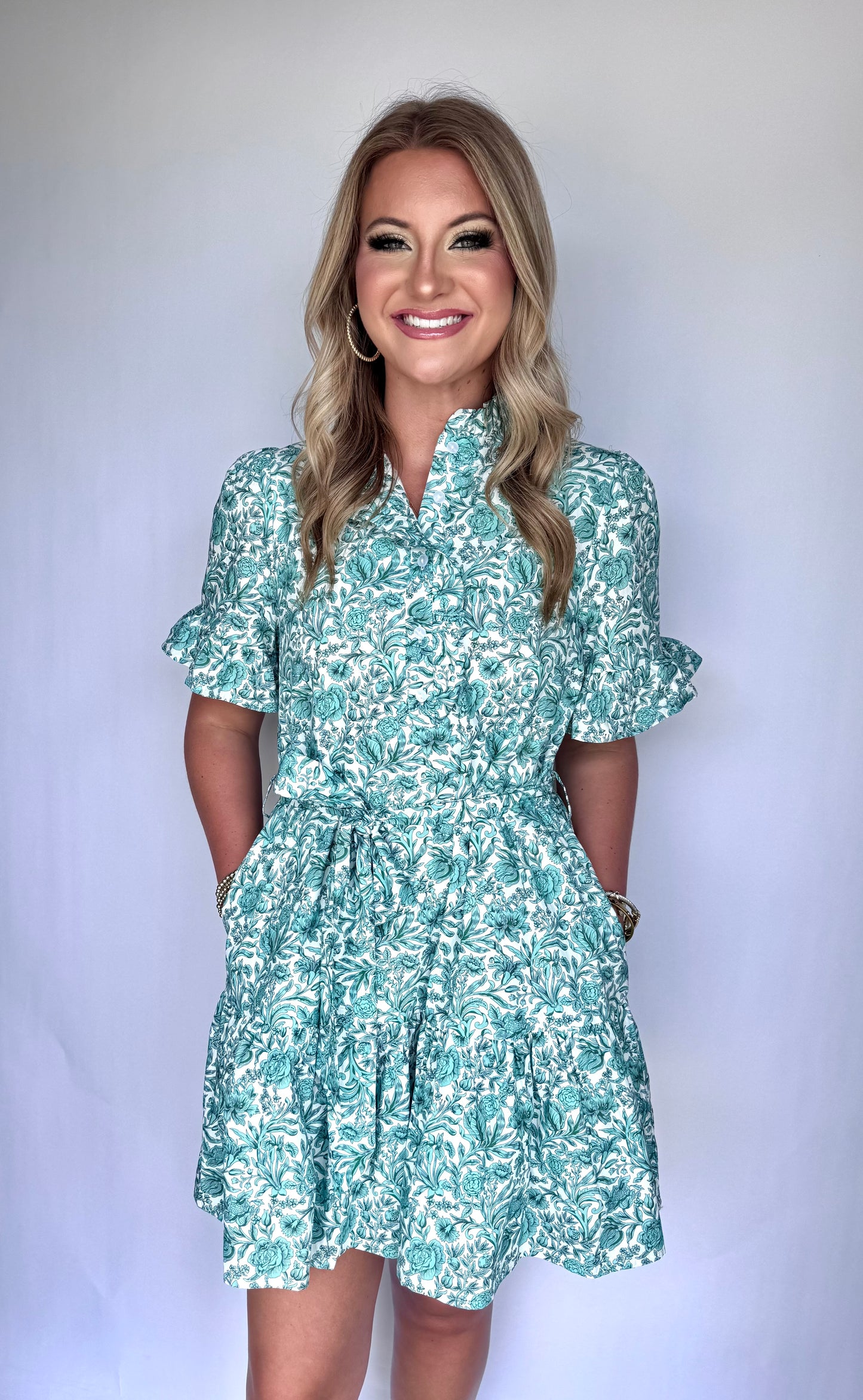 Think it Through Floral Print Dress