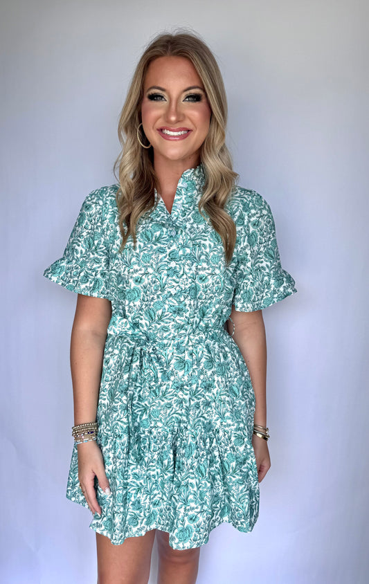 Think it Through Floral Print Dress