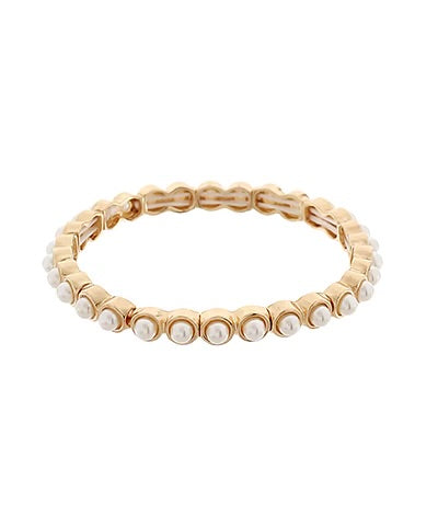 Celia Stone Bracelet-Cream