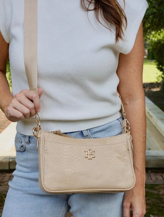 Paxton Crossbody- Tan