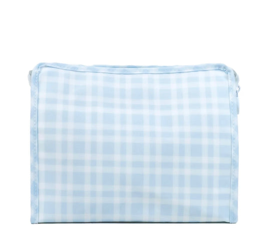 TRVL Large Roadie Bag-Pimlico Plaid (Blue)