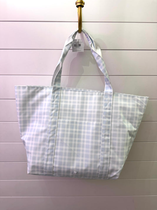 TRVL X Large Jumbo Tote-Pimlico Plaid (Blue)