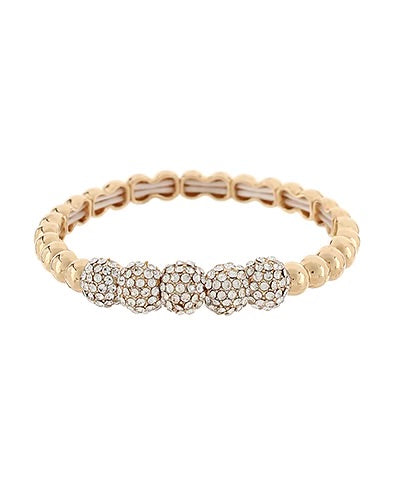 Pearl Clusters Bracelet-Clear