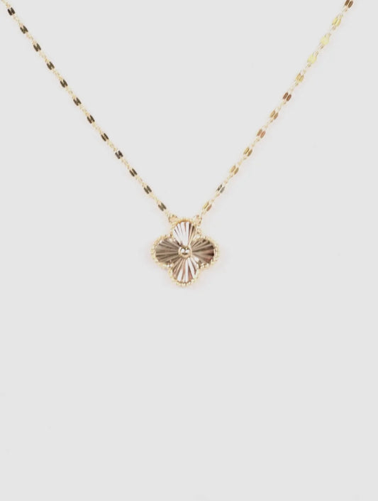 Wray Gold Clover Necklace