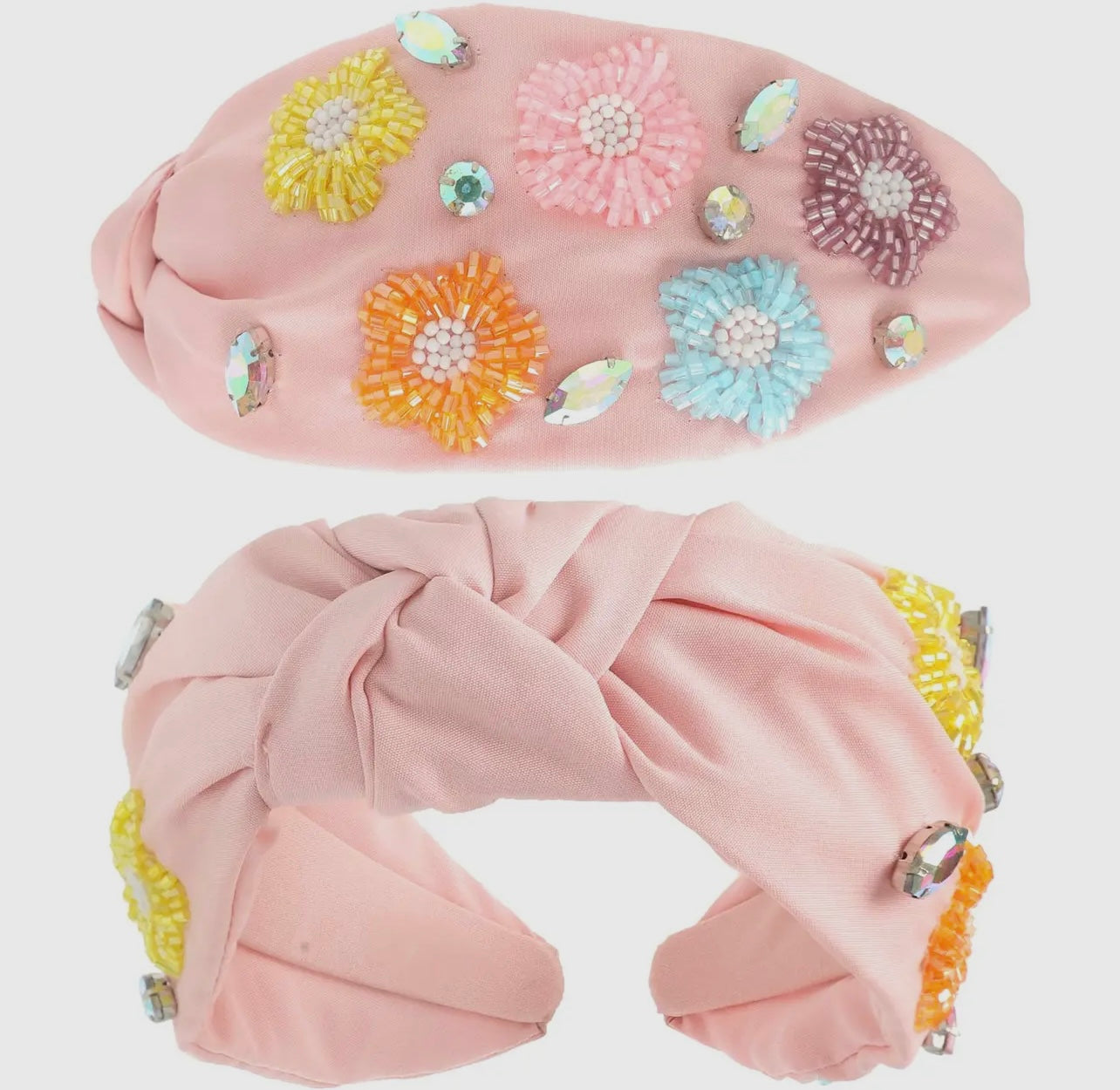 Floral Jewel Headband (Pink)