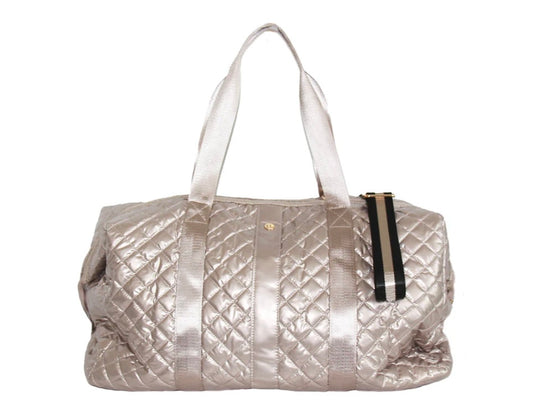 Lemonbella: Debra Diamond Weekender Duffle (Champagne)