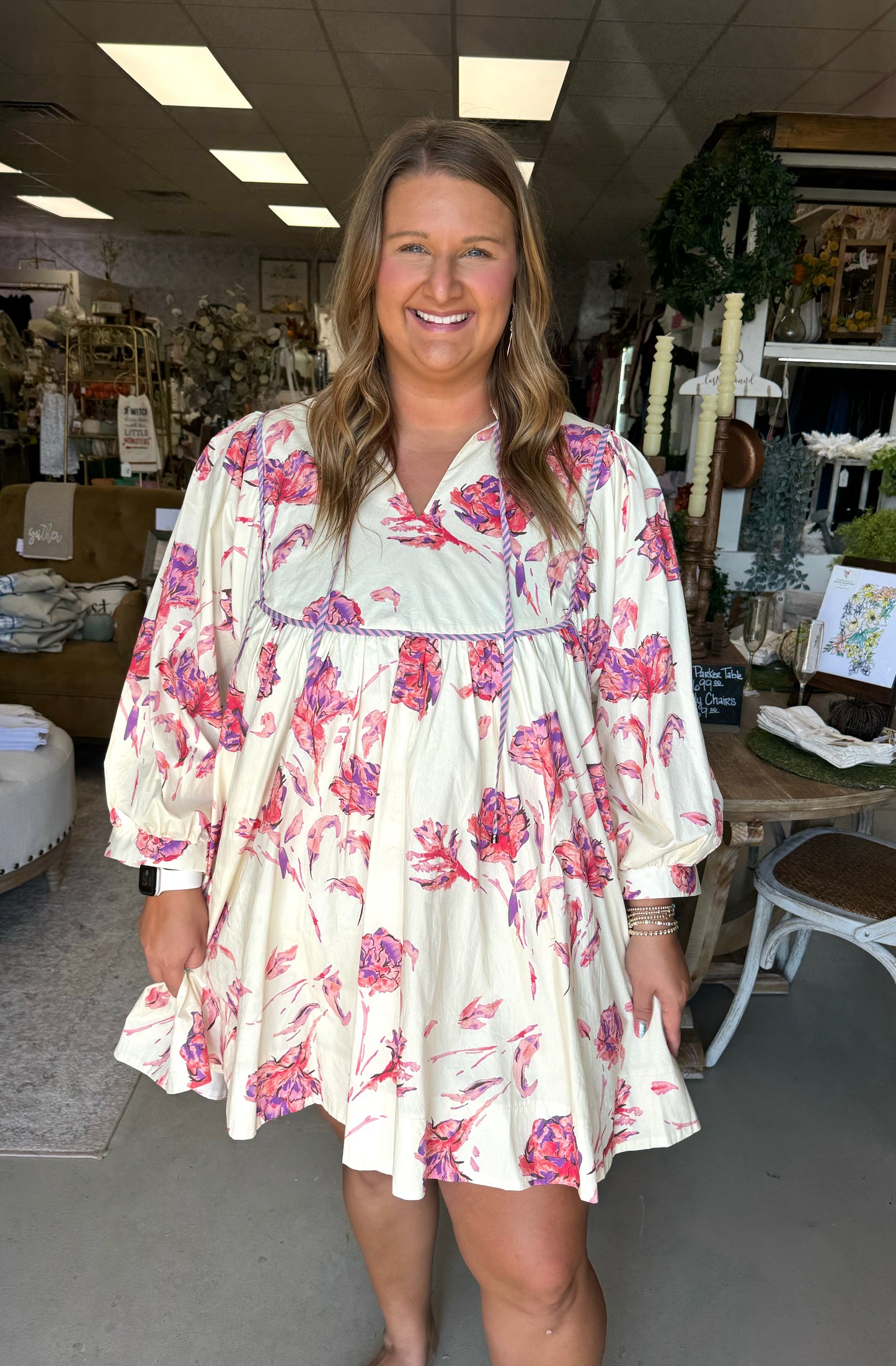 Camden Floral Dress (PLUS)