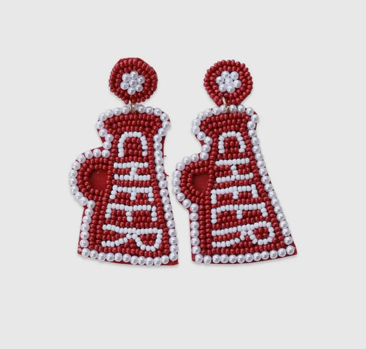 Cheer Megaphone Earrings