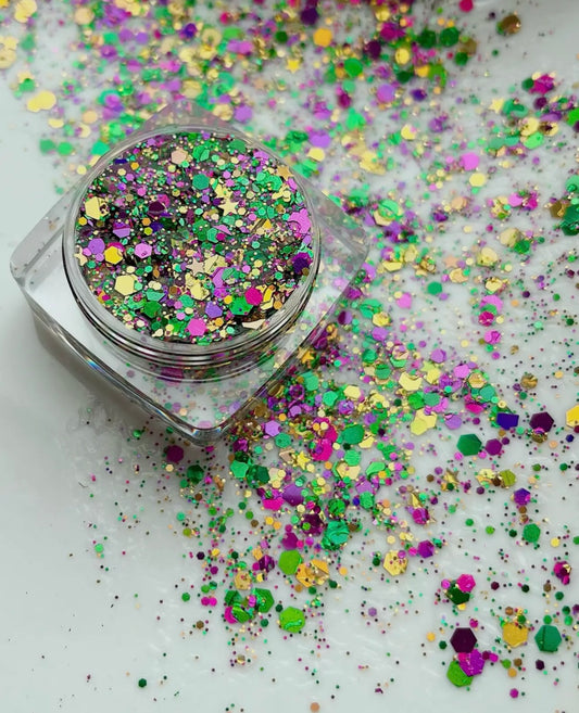 Mardi Gras glitter