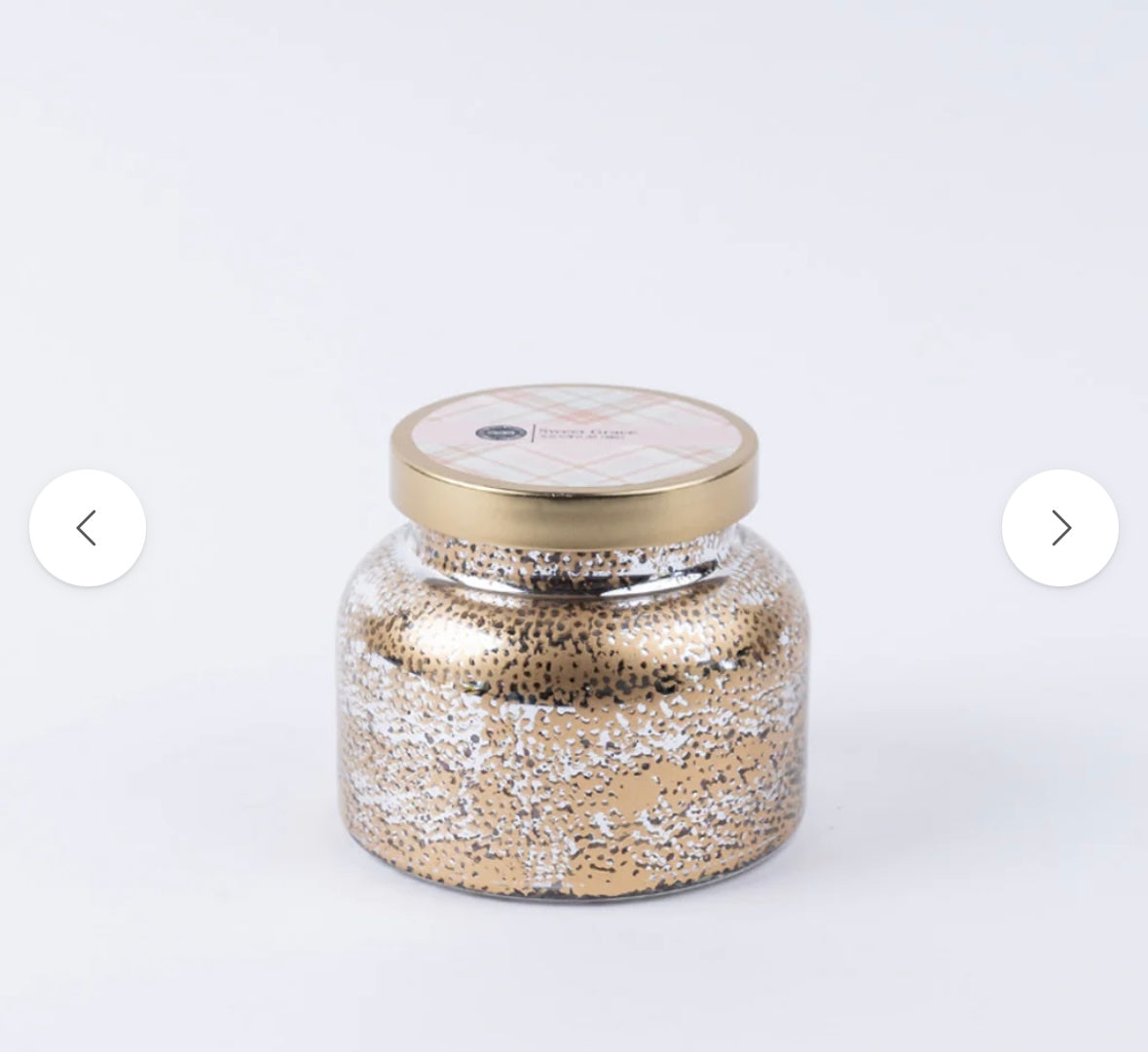 Sweet Grace Mercury Jar Candle