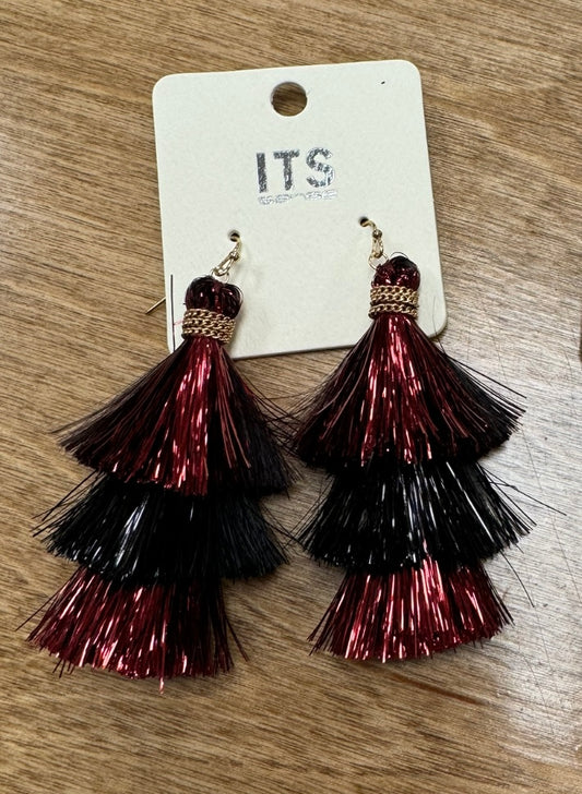 Gameday Tassle Earrings